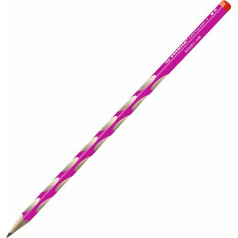 Μολύβι γραφίτη STABILO EASYgraph SLIM 326/01 HB δεξιόχειρα 2.2mm  pink